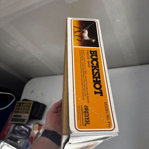 Breyer Horse 1985 Buckshot Famous Spanish Barb #415 Bob Scriver New Open Box - Picture 9 of 10